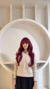 WINE GODDESS WAVES WITH BANGS