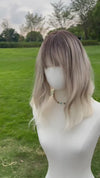 BLONDE BALAYAGE WIG WITH BANGS